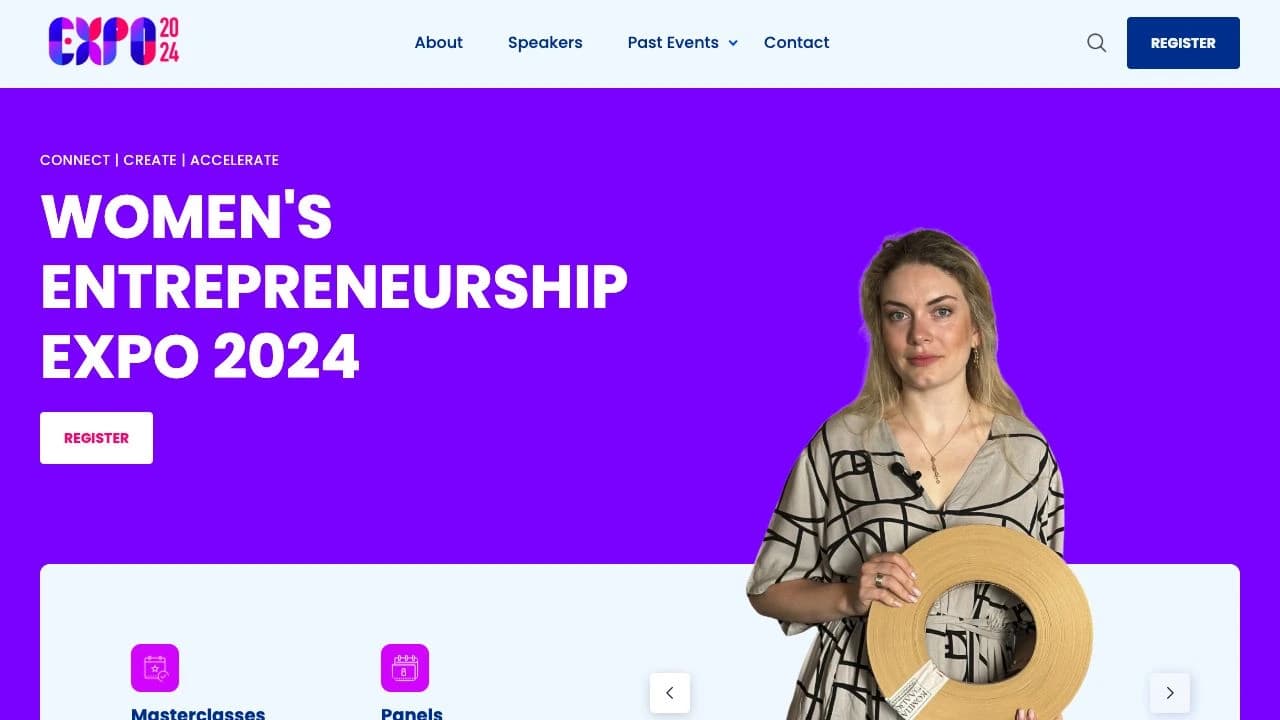 UN Women Expo public archive showing the later 2024 edition