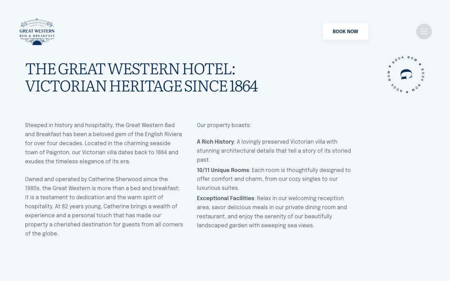 The property story — captured from the project's public website